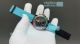 AAA Clone Rolex Skeleton Daytona Rainbow Bezel Quartz Chronograph Braided Strap Watch (4)_th.jpg